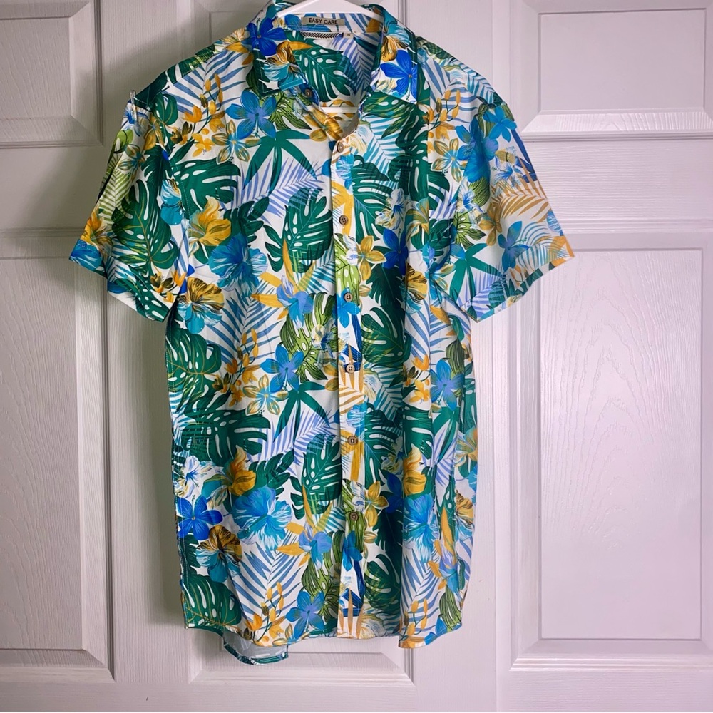 Tropical Men’s Button Down Shirt
